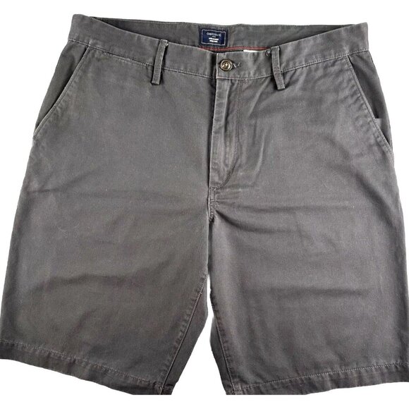 Gap Lived In Shorts Men’s Size 36 Gray Chino Bermuda 3256 100% Cotton 11" Khakis - Picture 11 of 12